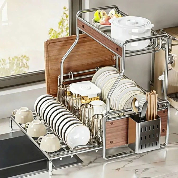 ချိန်ညှိနိုင်သော Multi-functional Draining Rack