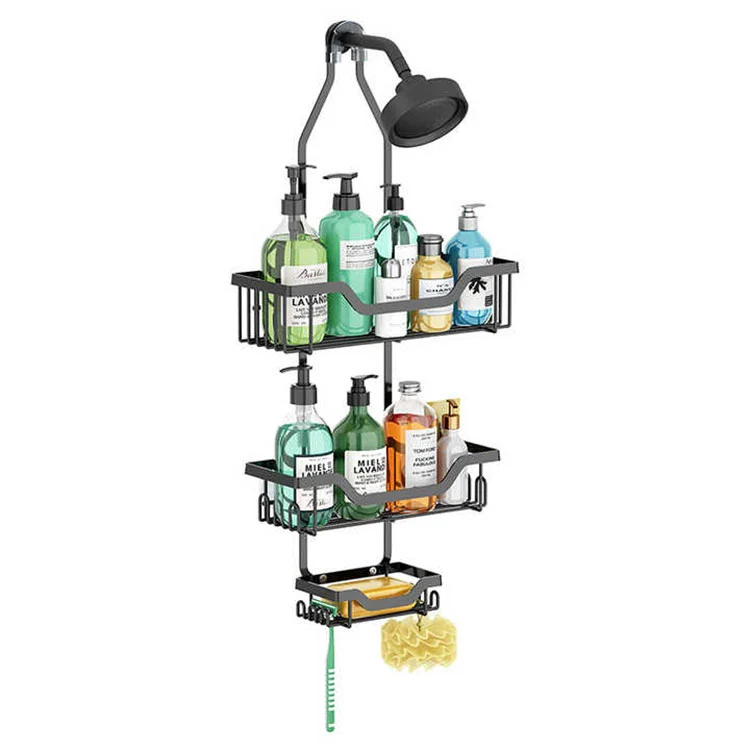 ရေချိုးခန်းထောင့် Stainless Steel ဆပ်ပြာပန်းကန် Drain Rack