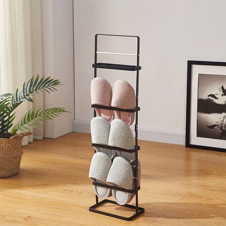 Free-Standing Metal Shoe Storage Rack