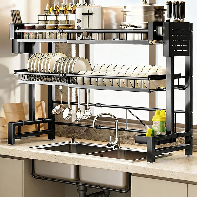 မီးဖိုချောင် ချိန်ညှိနိုင်သော Modular Dish Rack မီးဖိုချောင် ချိန်ညှိနိုင်သော Modular Dish Rack
