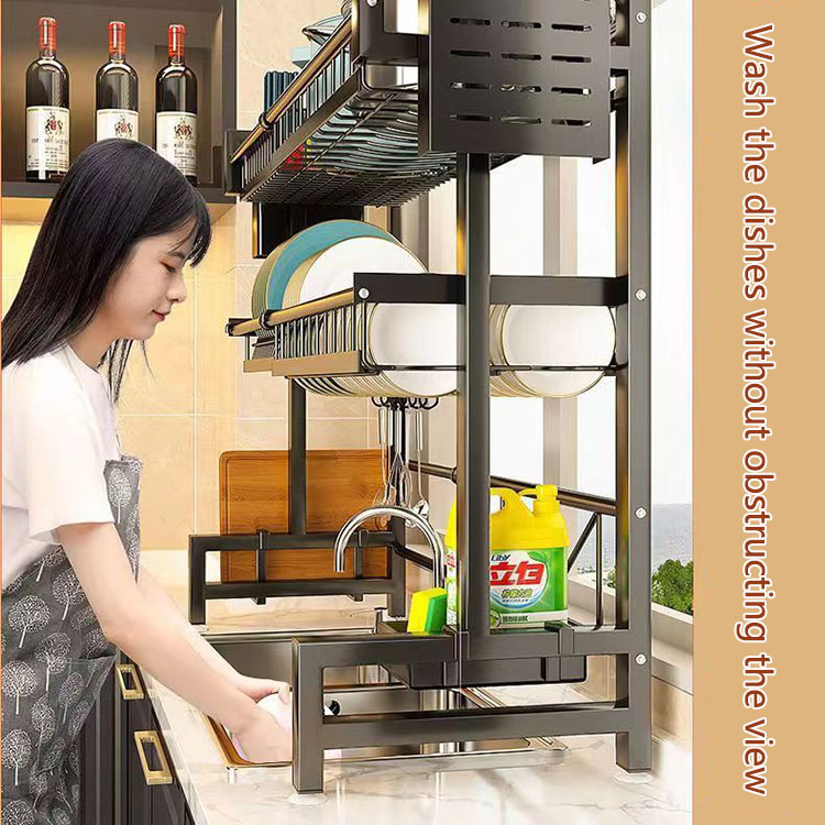 မီးဖိုချောင် ချိန်ညှိနိုင်သော Modular Dish Rack