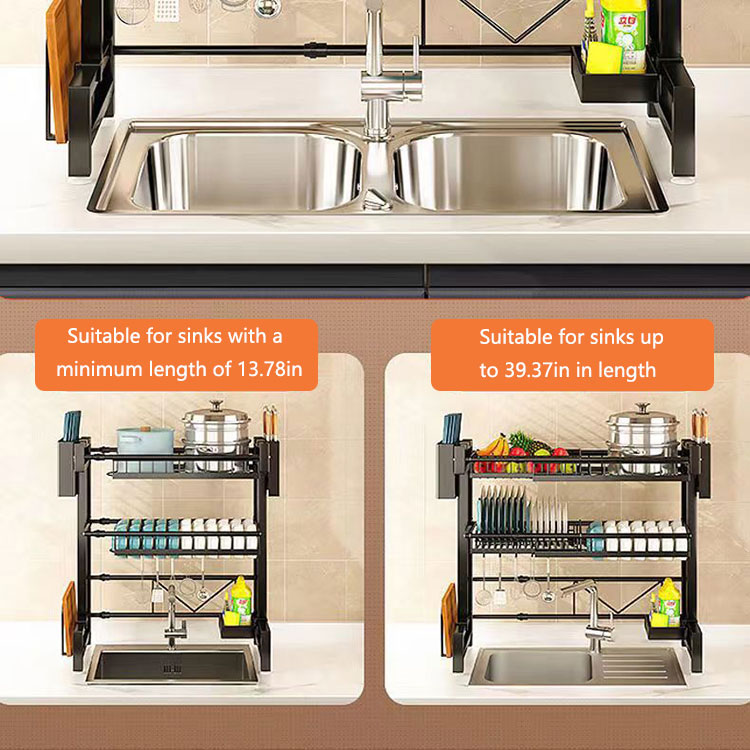 မီးဖိုချောင် ချိန်ညှိနိုင်သော Modular Dish Rack