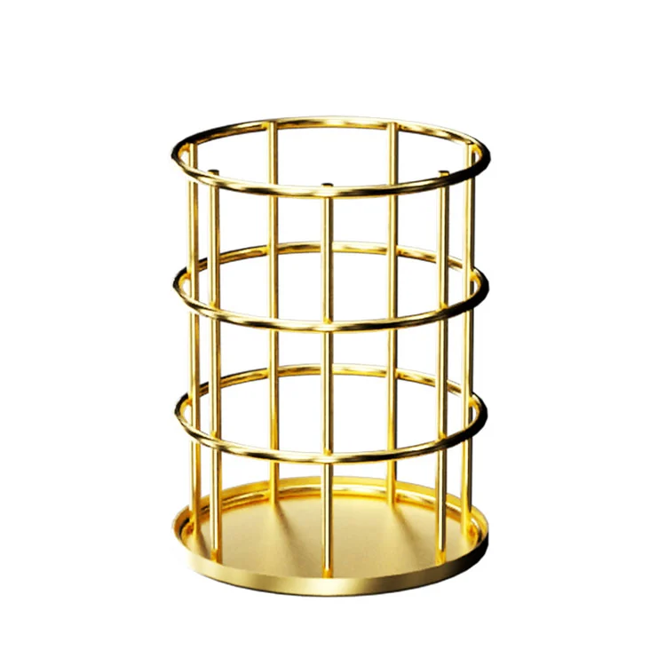 Office Desk Metal Pen Holder